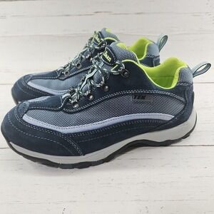 L.L. Bean TEK 2.5 Womens Size 9 Wide Blue Suede Waterproof Hiking‎ Shoe Boot